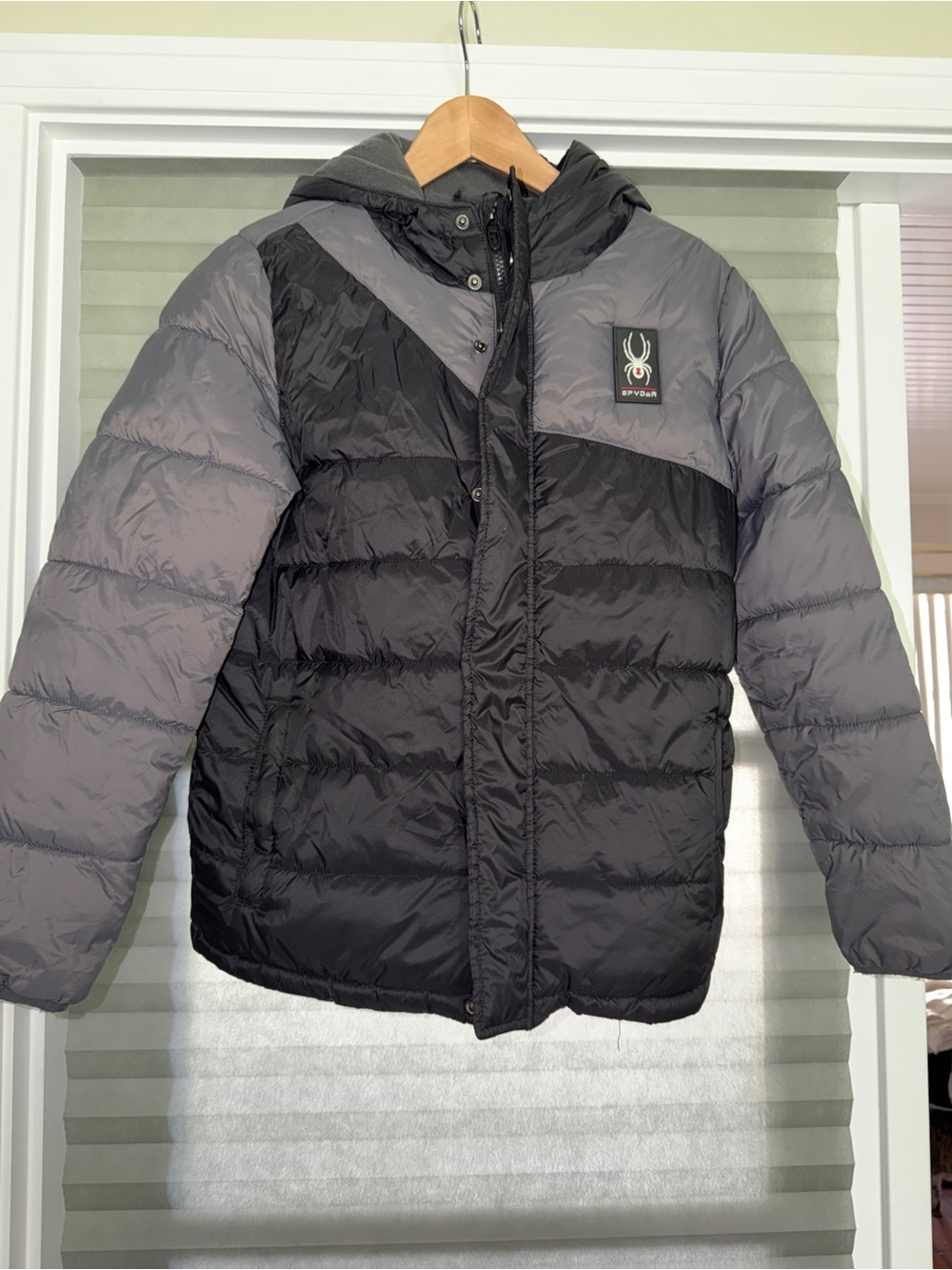 Spyder Youth/Boy's Puffer Coat with Fleece-lined Hood